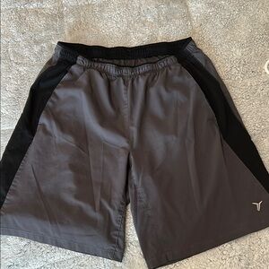 Old Navy Gray and Black Active Go-Dry Shorts